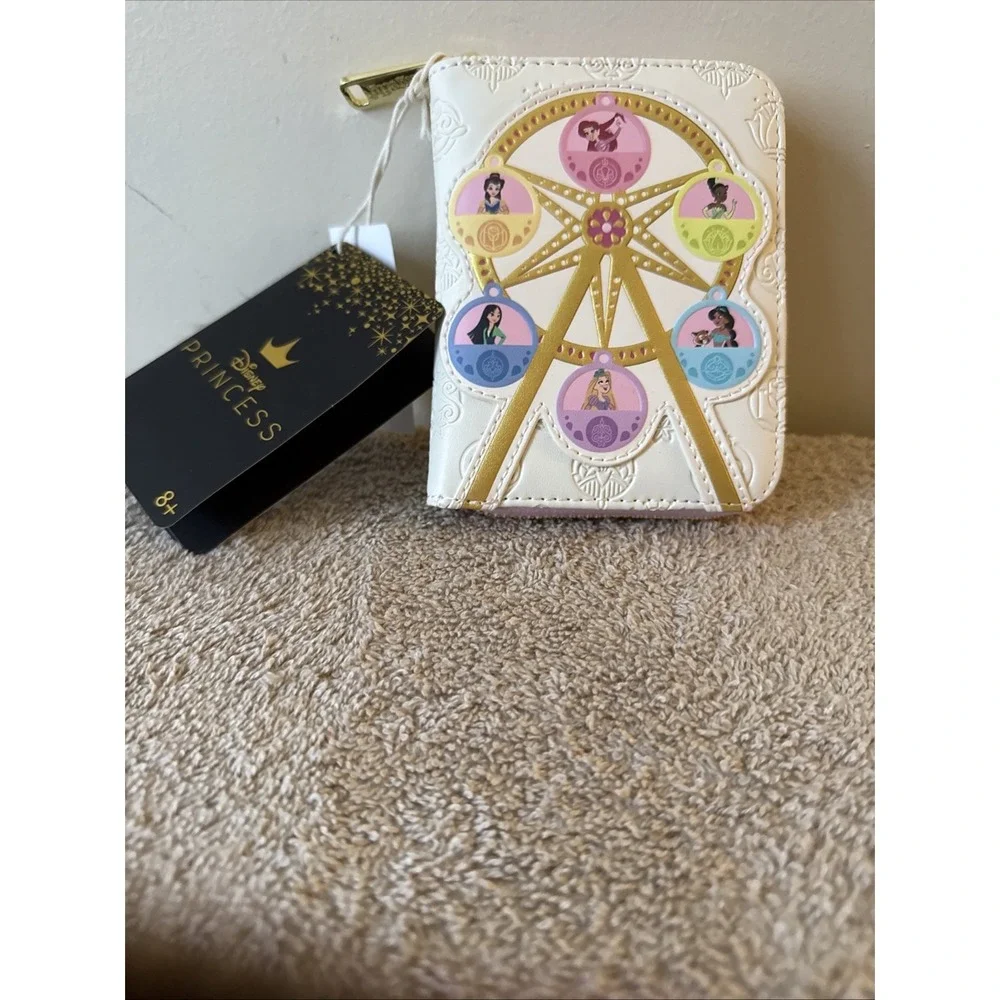 Loungefly Disney Princess Ferris Wheel Zip Wallet